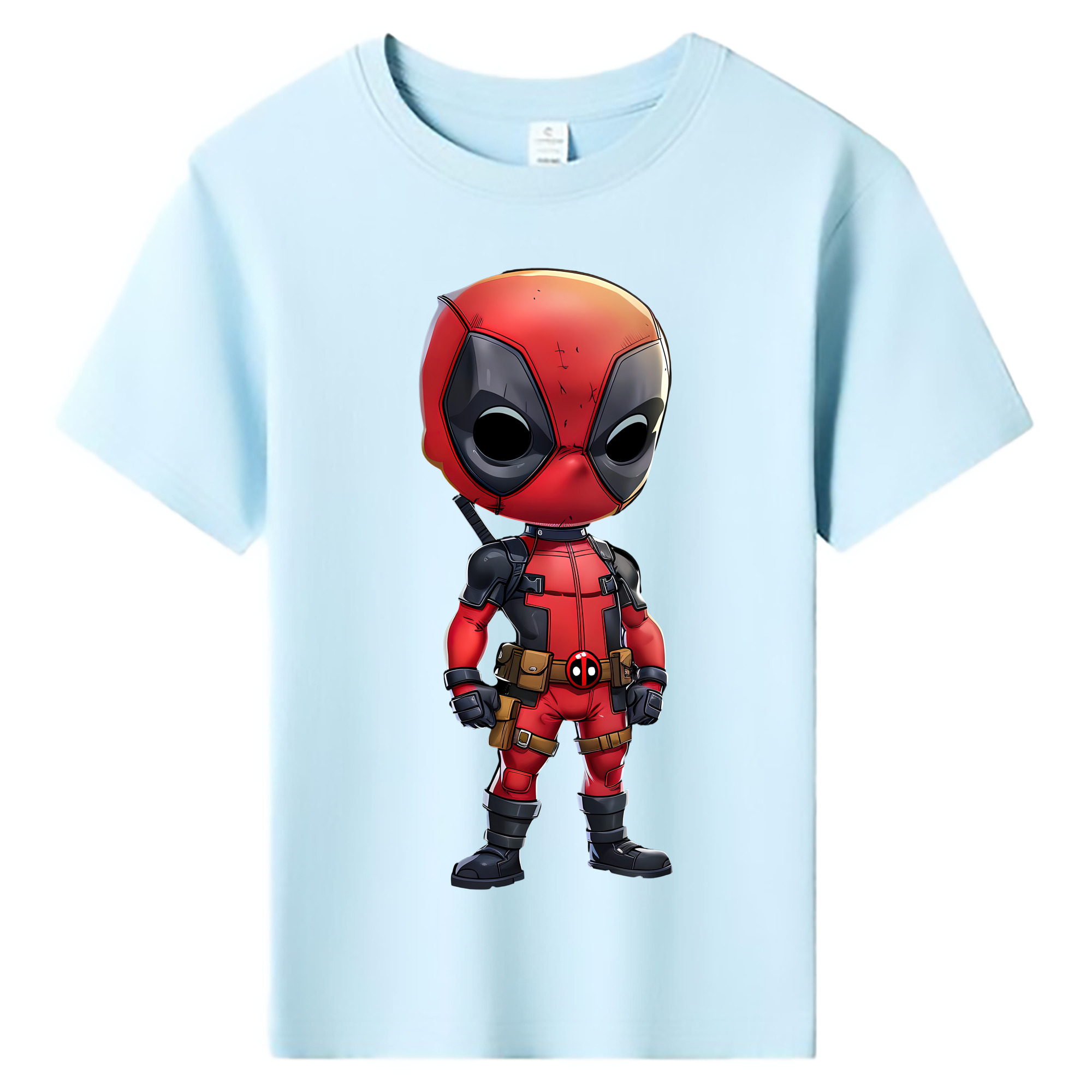 （画像用） Deadpool デッドプール 綿100％キッズTシャツ（フロントプリント）